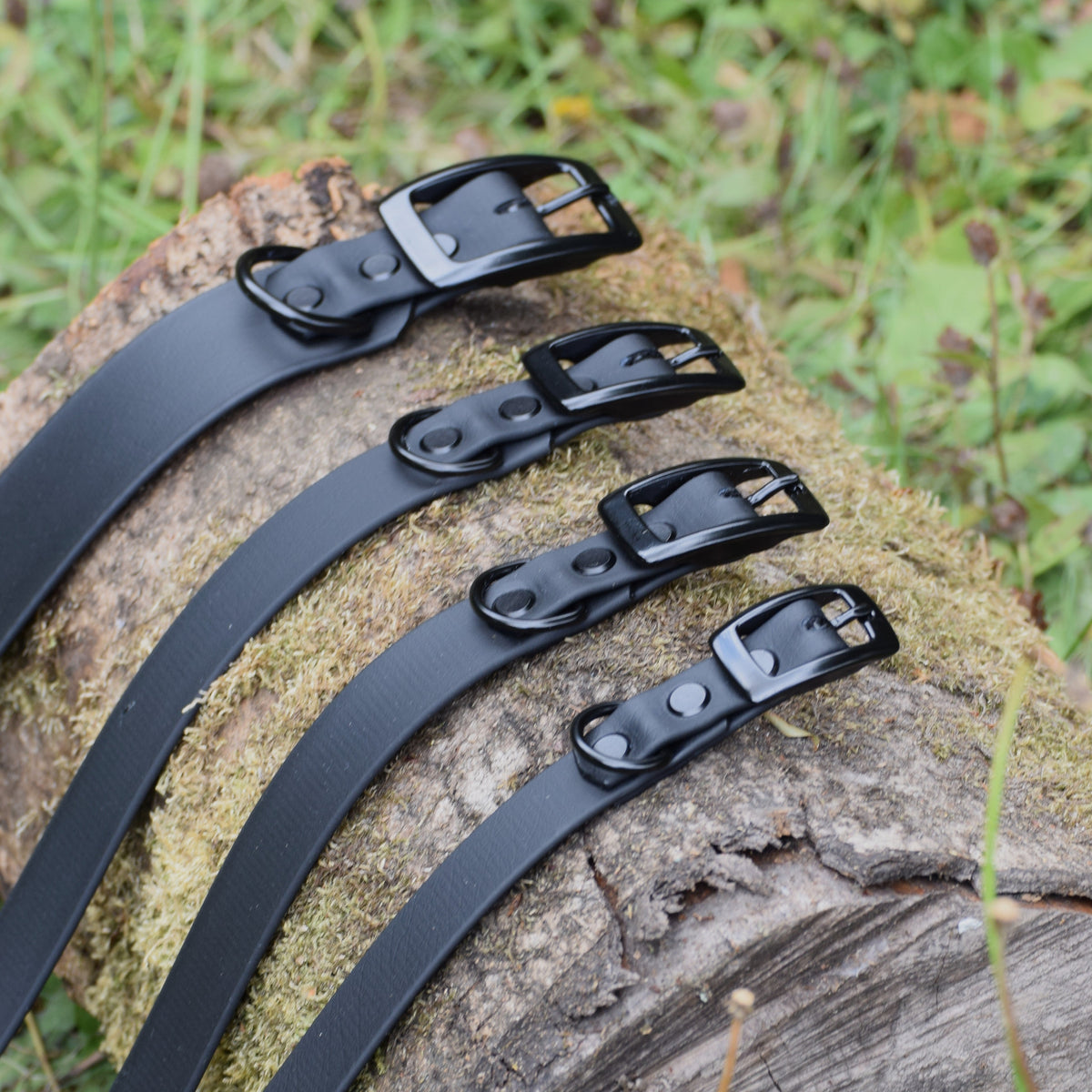 Hundehalsband Beta Biothane® – all black