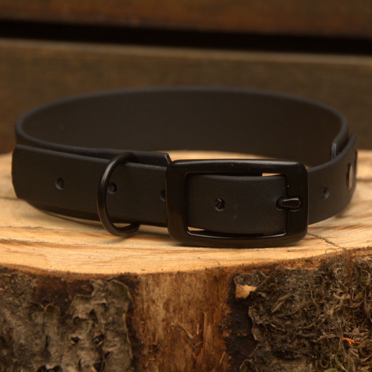 Hundehalsband Beta Biothane® – all black