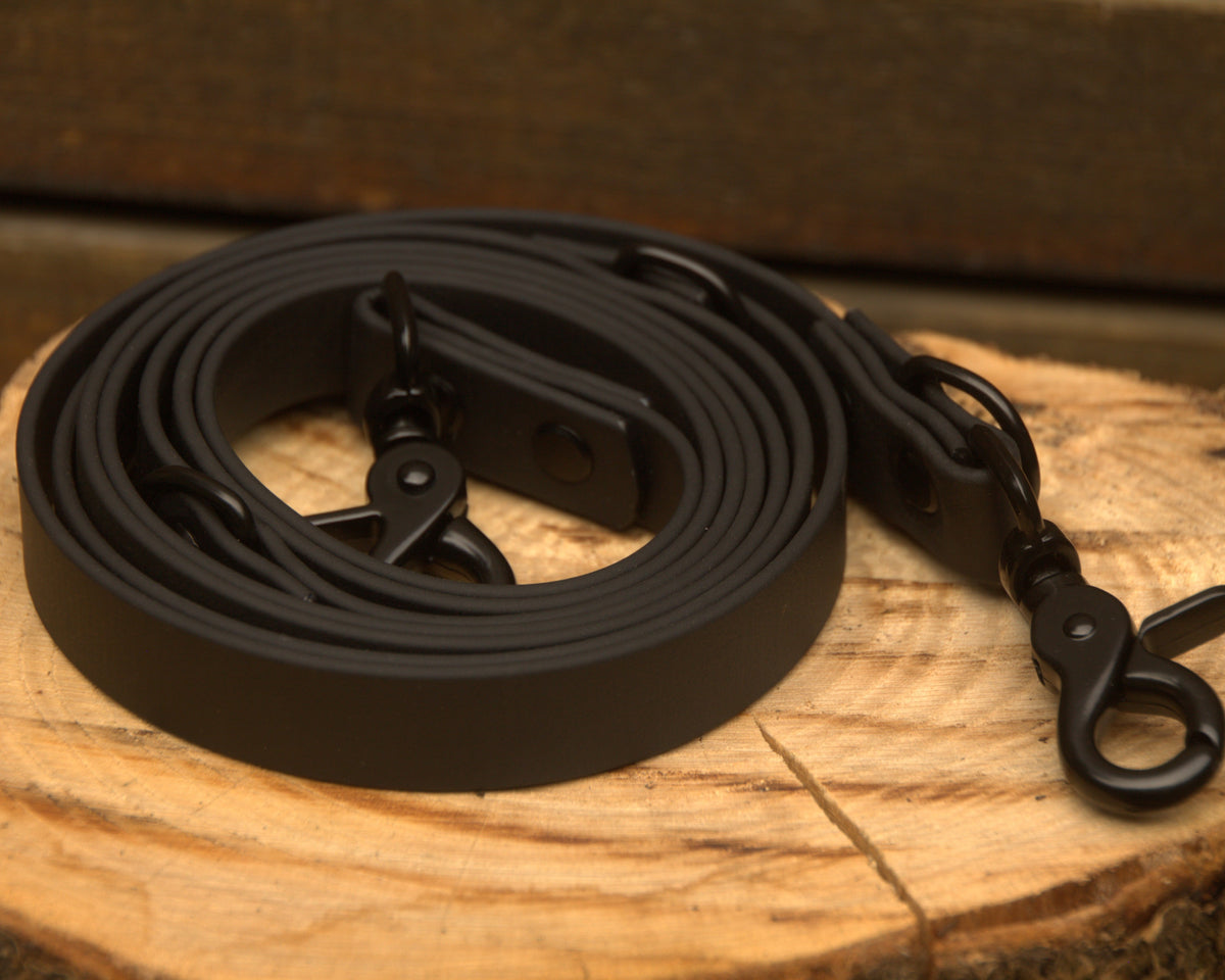 Hundeleine Beta Biothane® – all black